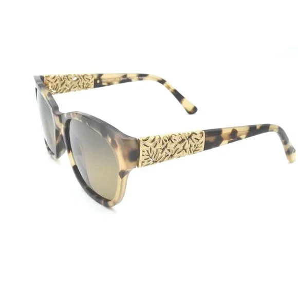 Maui Jim Monstera Mj 747-21B Honey Havana W with 24K Gold / Maui Rose Po… Maui Jim Monstera Mj 747-21B Honey Havana W With 24K Gold  main image 2